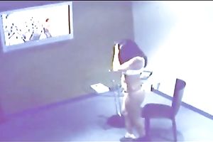 This lustful nympho gets off on watching others having sex