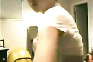 Webcam solo episode with my ex GF exposing her nice mounds