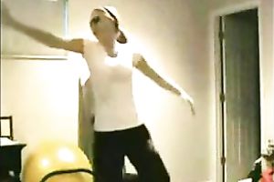 Webcam solo episode with my ex GF exposing her nice mounds