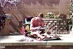 Super lewd blond receives intensive orgasms from missionary position