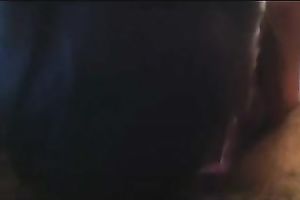 White non-professional milf bitch sucked my massive dark shaft on webcam