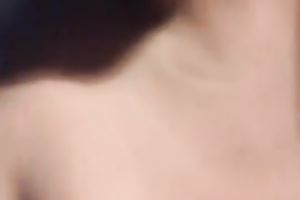 My overweight girlfriend with biggest milk sacks looks worthy in cowgirl position