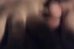 My overweight girlfriend with biggest milk sacks looks worthy in cowgirl position