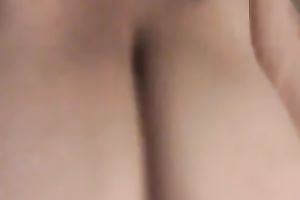 My overweight girlfriend with biggest milk sacks looks worthy in cowgirl position