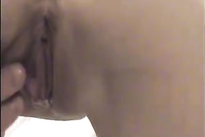 This hawt teen in sexy fishnet nylons wishes me to take up with the tongue her ravishing cunt