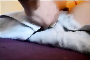 My lascivious girlfriend craves me to fuck her love holes with her sex toys