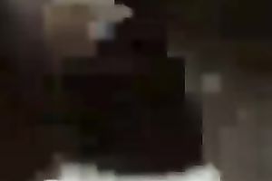 Big boobed GF with curly hair loves it from behind