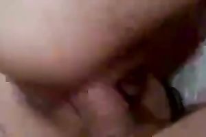 My skinny girlfriend with a large round butt loves it from behind