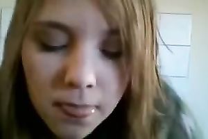 Getting the head from a wicked babe in front of a roaring fire