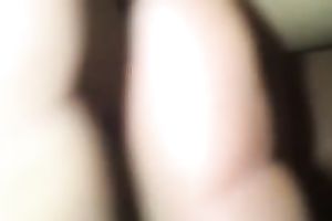 Close up movie scene with me eating my wife's yummy fur pie