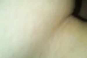 Close up movie scene with me eating my wife's yummy fur pie