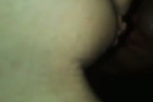 Close up movie scene with me eating my wife's yummy fur pie