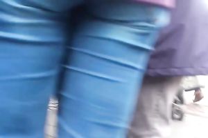 Cute babes with tight asses receive caught on my hidden livecam in the street