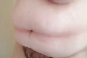 Soapy body of my big beautiful woman older white slutty wife on homemade clip