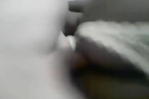 Beautiful dark gazoo in hot white lacy drilled and glazed