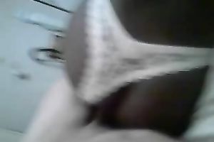 Beautiful dark gazoo in hot white lacy drilled and glazed