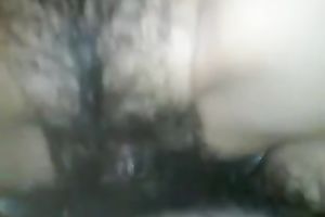 Getting my unshaved cocohie fucked in the missionary position