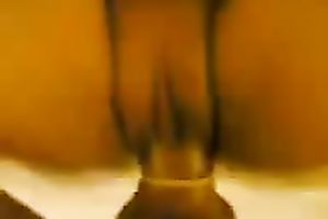 Drilling my slender black skin Asian girlfriend on POV movie