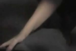 Amateur brunette hair sucks my cock greedily in homemade sex tape