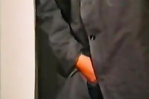 Horny college teachers crave to fuck in restroom