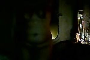 My plump girlfriend is playing with her glamorous punani on web camera