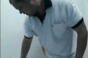 Backstage movie scene with stylish blondie in my intimate studio