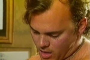 Horny chap eats hairy wet crack of one lovely looking breasty honey