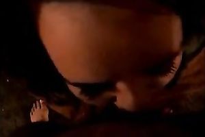 Sperm addicted bulky slut gives me an outstanding blowjob