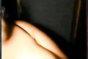 This four eyed whore can't live without showing off her large love melons