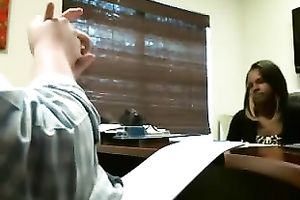 My fresh secretary definitely knows how to give excellent tugjob