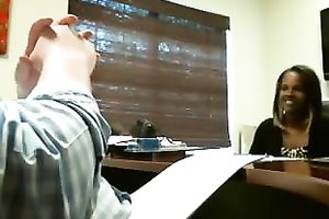 My fresh secretary definitely knows how to give excellent tugjob