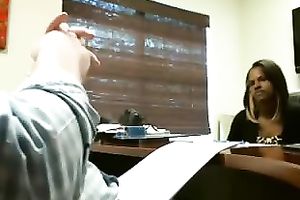 My fresh secretary definitely knows how to give excellent tugjob