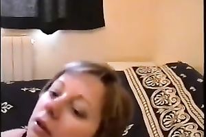 My unfaithful slutwife with large boobs knows how to give a admirable head