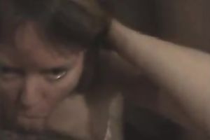 Cock-hungry milf sucks my dick and doesn't crave to stop