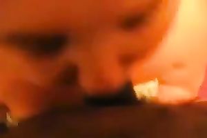 Cute BBW neighbour doxy sucks my bbc and swallows it all