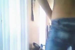 Hot chat model with a consummate body puts on a great striptease show for me