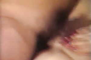 Extravagant golden-haired MILF gets eaten and fucked missionary style