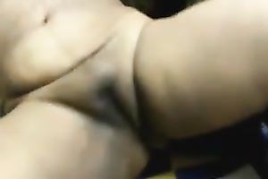 My overweight horny white wife lets me play with her rock hard cunt and large scoops