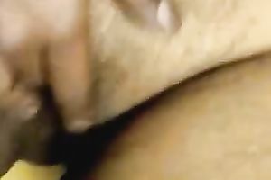 My overweight horny white wife lets me play with her rock hard cunt and large scoops