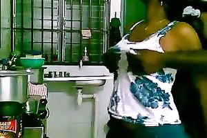 She always turns me on when that babe is in the kitchen busy