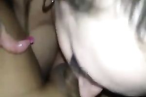 Extremely nasty floozy with gigantic love melons knows how to give worthwhile head