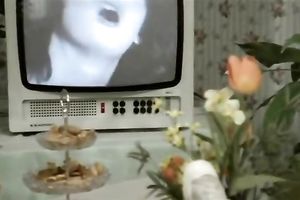 Kinky and steamy wench with priceless scoops receives pushed on the sofa