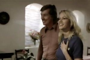 Kinky and steamy wench with priceless scoops receives pushed on the sofa