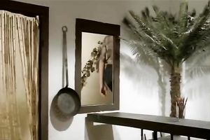 Kinky and steamy wench with priceless scoops receives pushed on the sofa