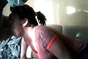 Super spoiled slut knows how to give a consummate orall-service