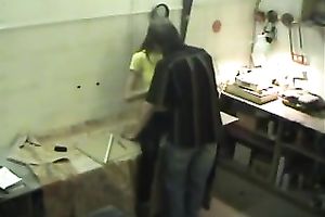 Licking and drilling my girlfriend's cookie at my work place