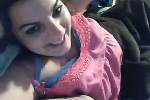 Homemade solo with my corpulent ex GF flashing her pointer sisters