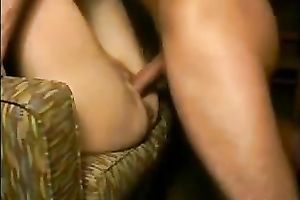 Nasty slut hammered in missionary position gets a creampie