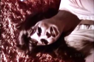 Dark head concupiscent wifey pleads her strict hubby to suck his knob at kitchen