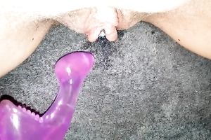 Homemade solo scene with me slamming my cunt with a toy